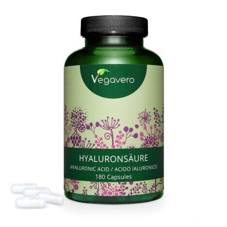 Vegavero Acid Hialuronic, 600mg, 180 Capsule